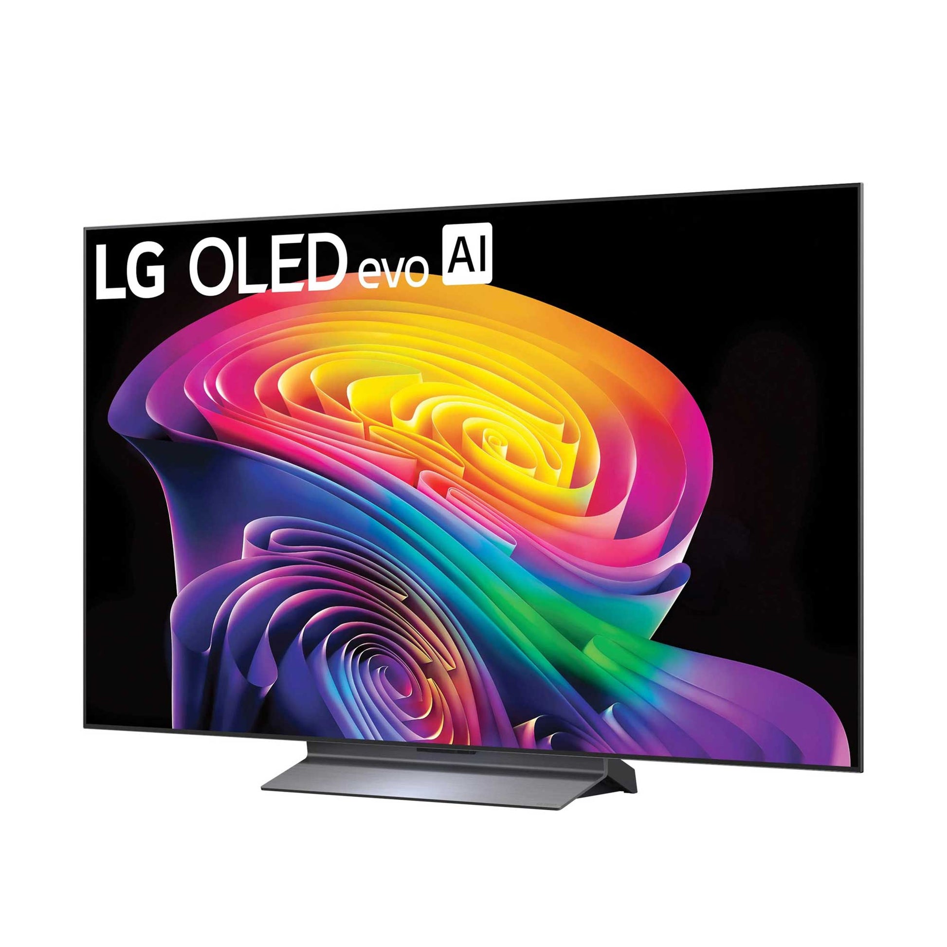 LG OLED55C66LB Angled View