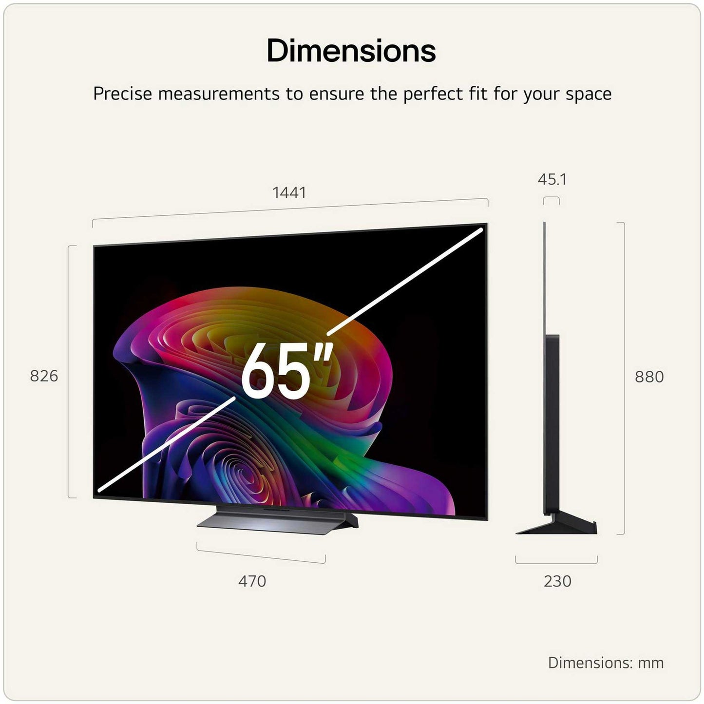 LG OLED65C66LB Specs