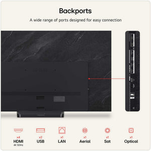 LG OLED65C66LB Rear View