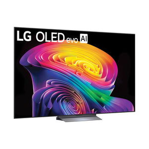 LG OLED77C66LB Angled View