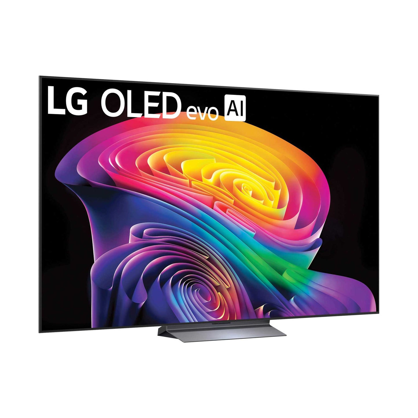 LG OLED77C66LB Angled View