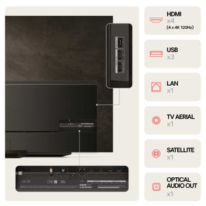 LG OLED83C44LA Inputs