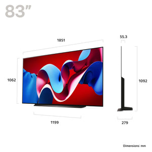 LG OLED83C44LA Dimensions