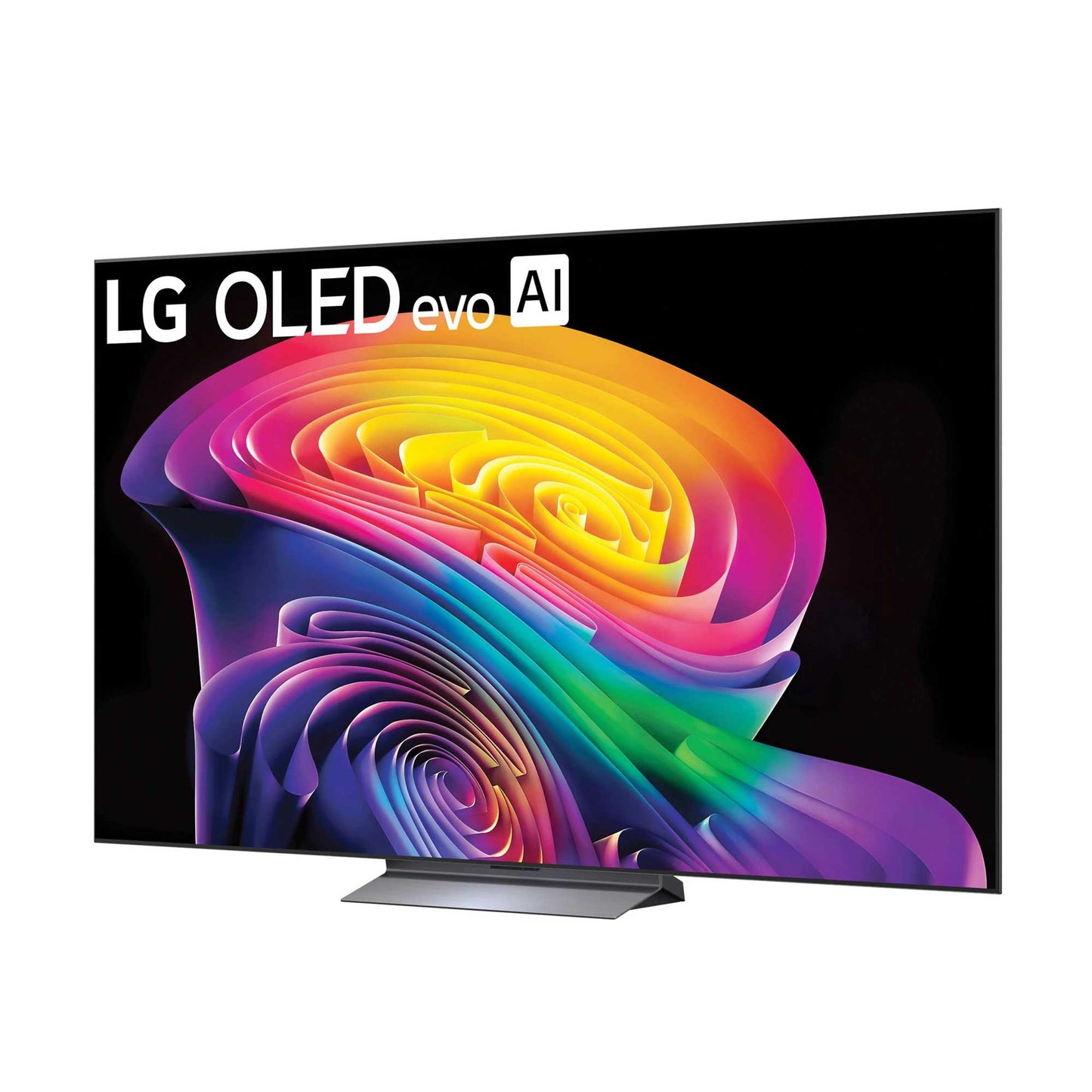 LG OLED83C66LB Angled View