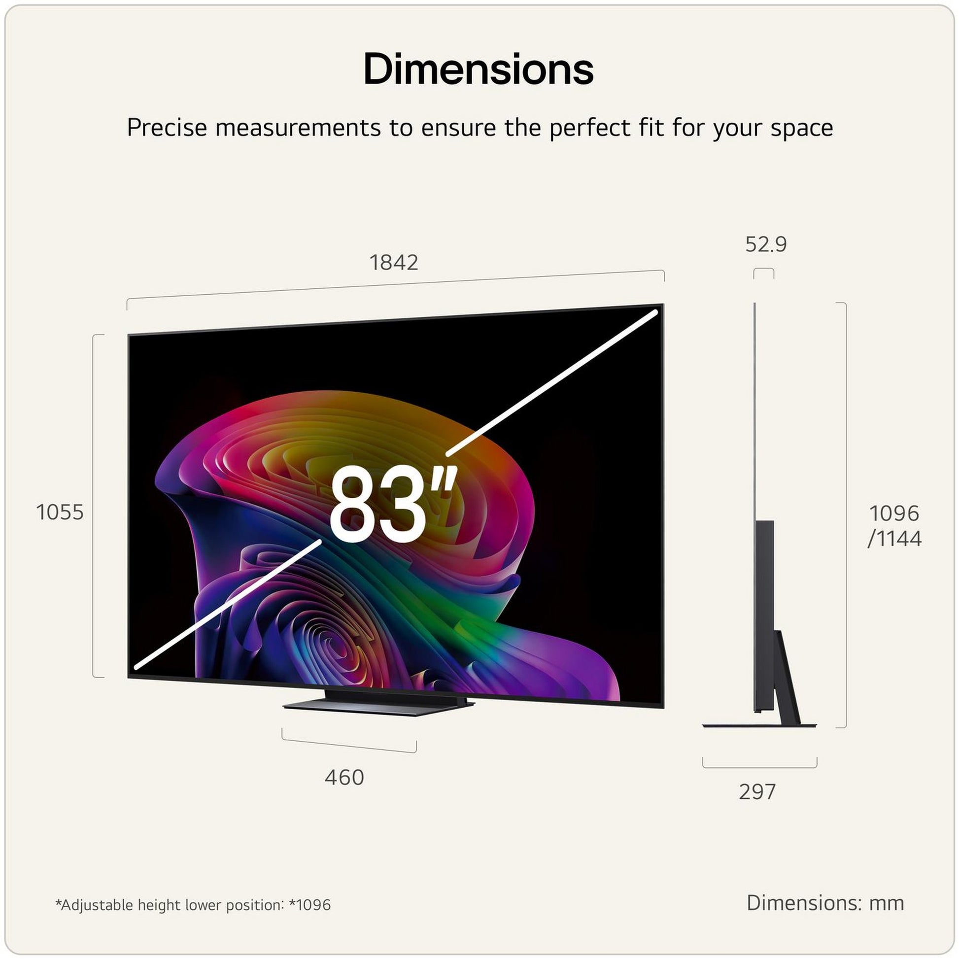 LG OLED83C66LB Specs