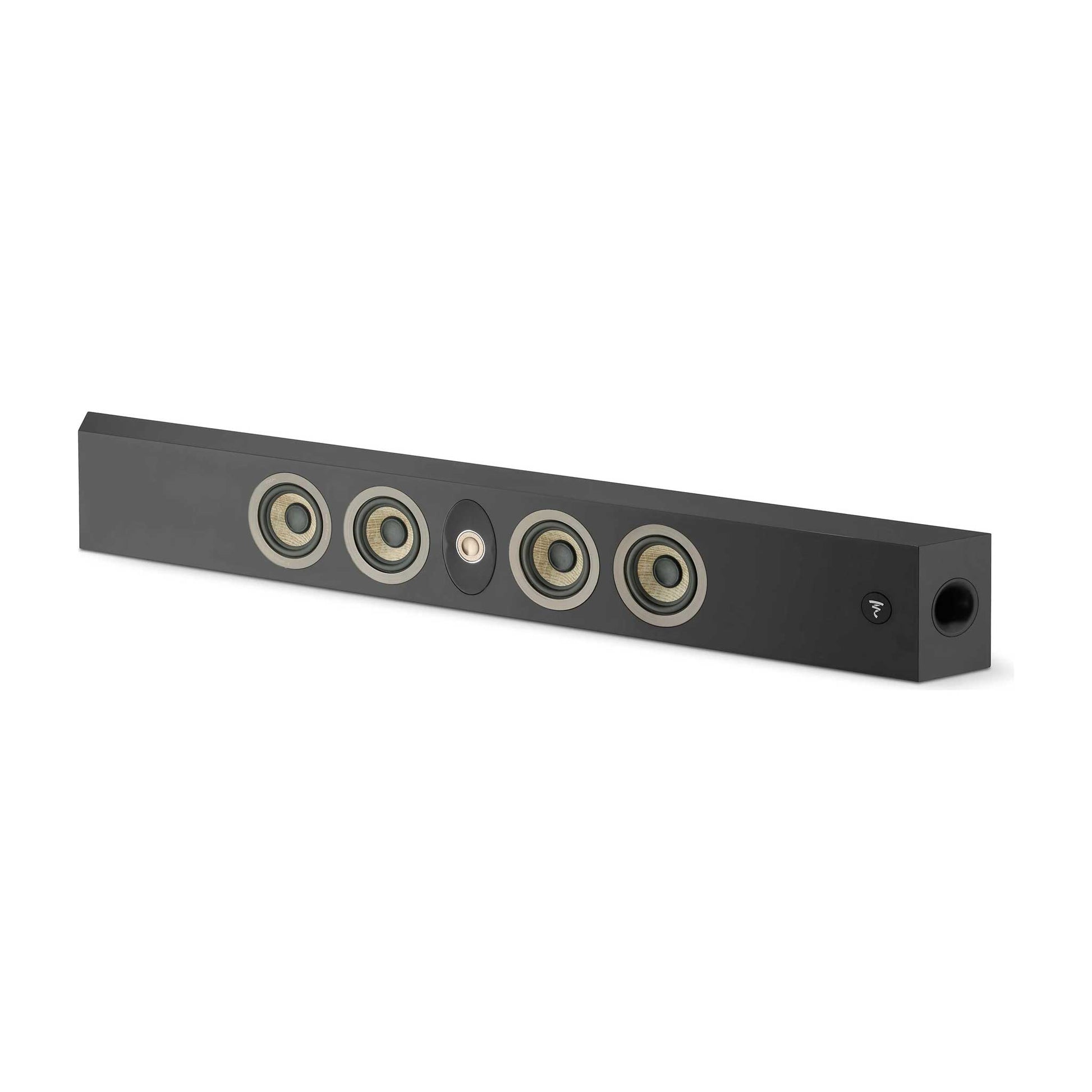 Focal On-Wall 302 Black Satin Horizontal View