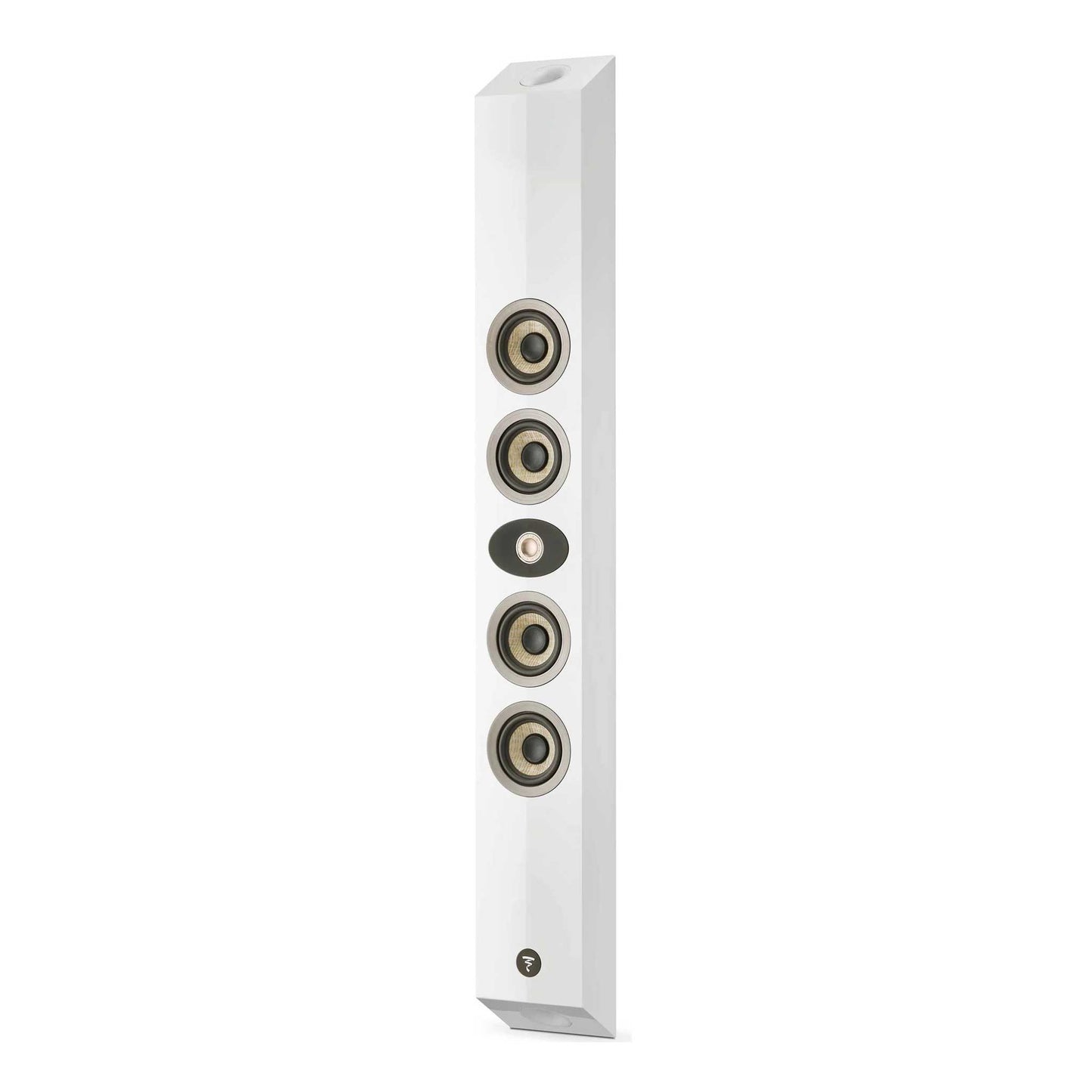 Focal On-Wall 302 White Gloss Angled View