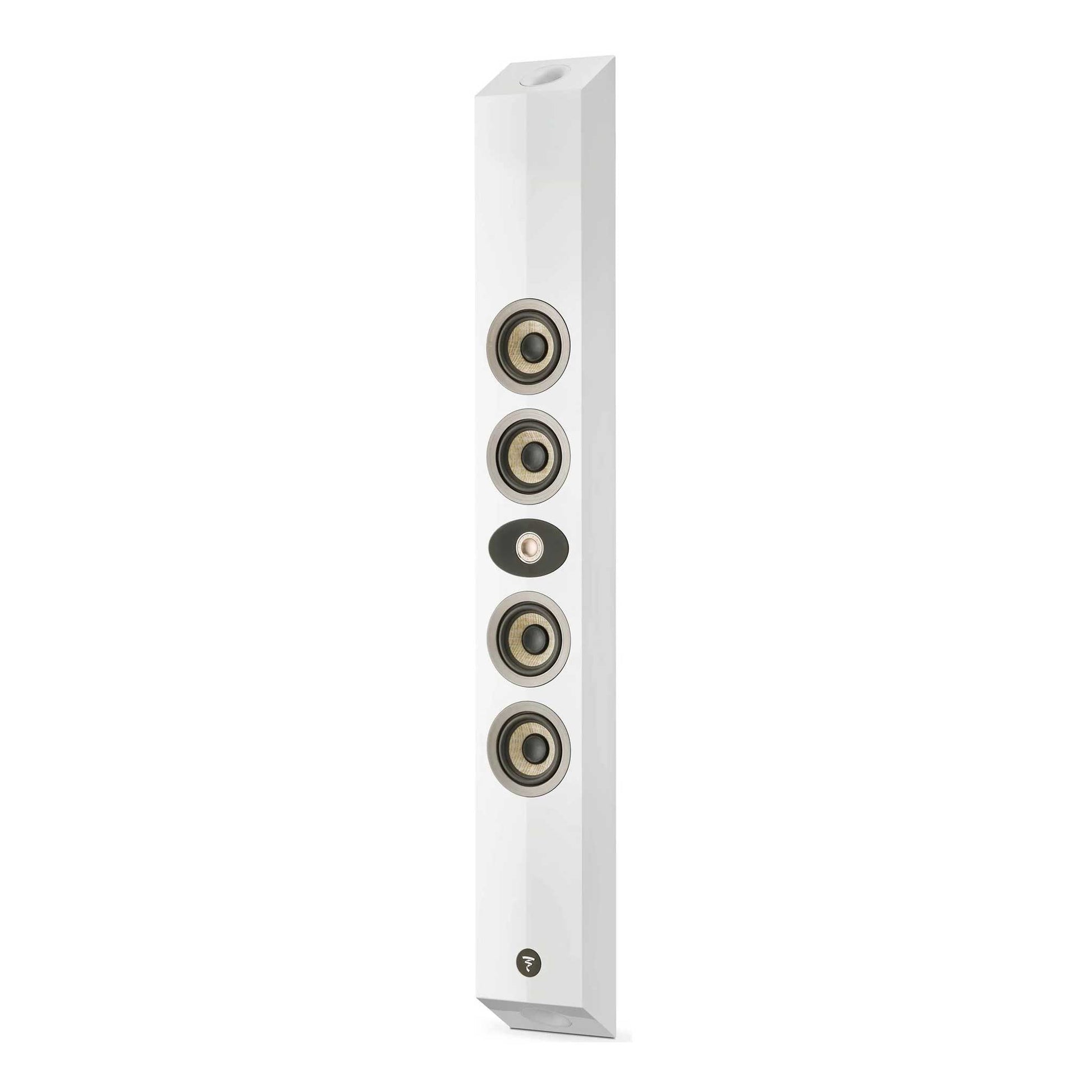 Focal On-Wall 302 White Gloss Angled View