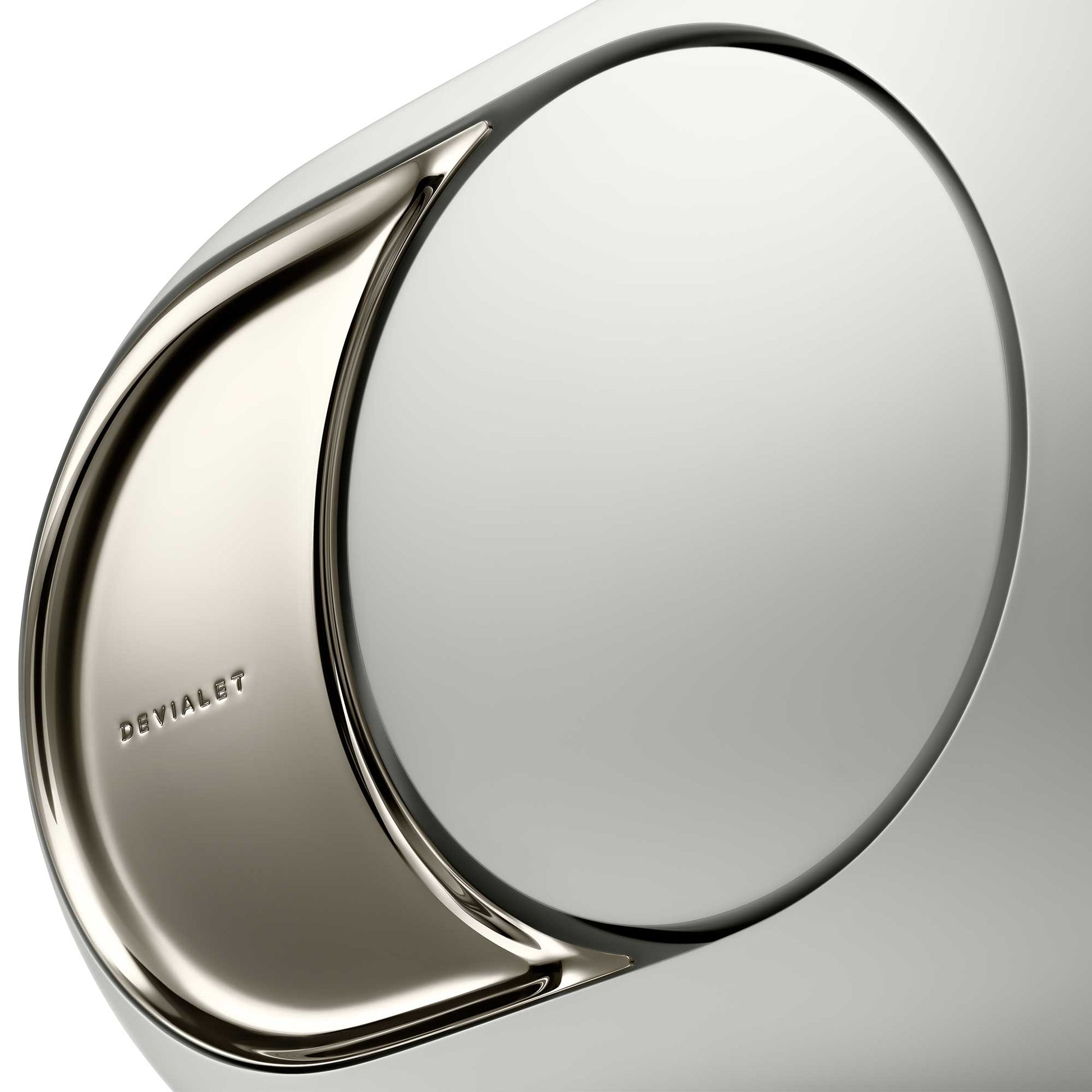 Devialet Phantom Ultimate 108 dB Light Pearl Side Detail