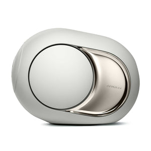 Devialet Phantom Ultimate 108 dB Light Pearl Side View