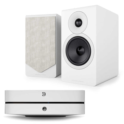Bluesound Powernode (N331) White with Acoustic Energy AE300² White