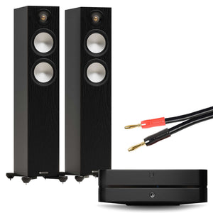 Bluesound Powernode N331 Black with Monitor Audio Bronze 300 7G Black