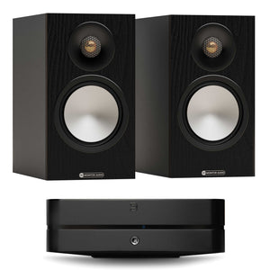 Bluesound Powernode (N331) Black with Monitor Audio Bronze 50 7G Black