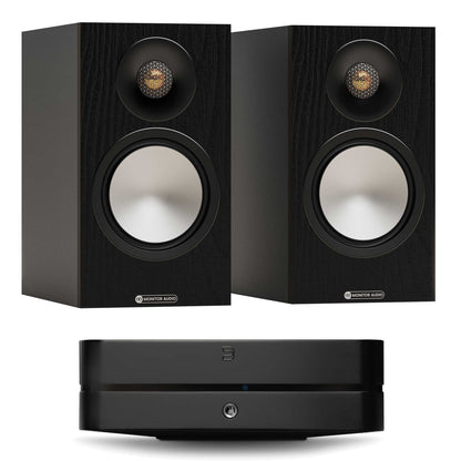 Bluesound Powernode (N331) Black with Monitor Audio Bronze 50 7G Black