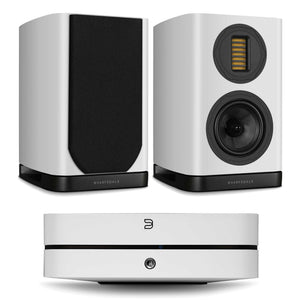 Bluesound Powernode (N331) White with Wharfedale Evo 5.1 White