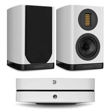 Bluesound Powernode (N331) White with Wharfedale Evo 5.1 White