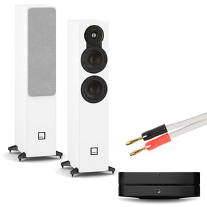 Bluesound Powernode (N331) Black with Dali SONIK 5 White