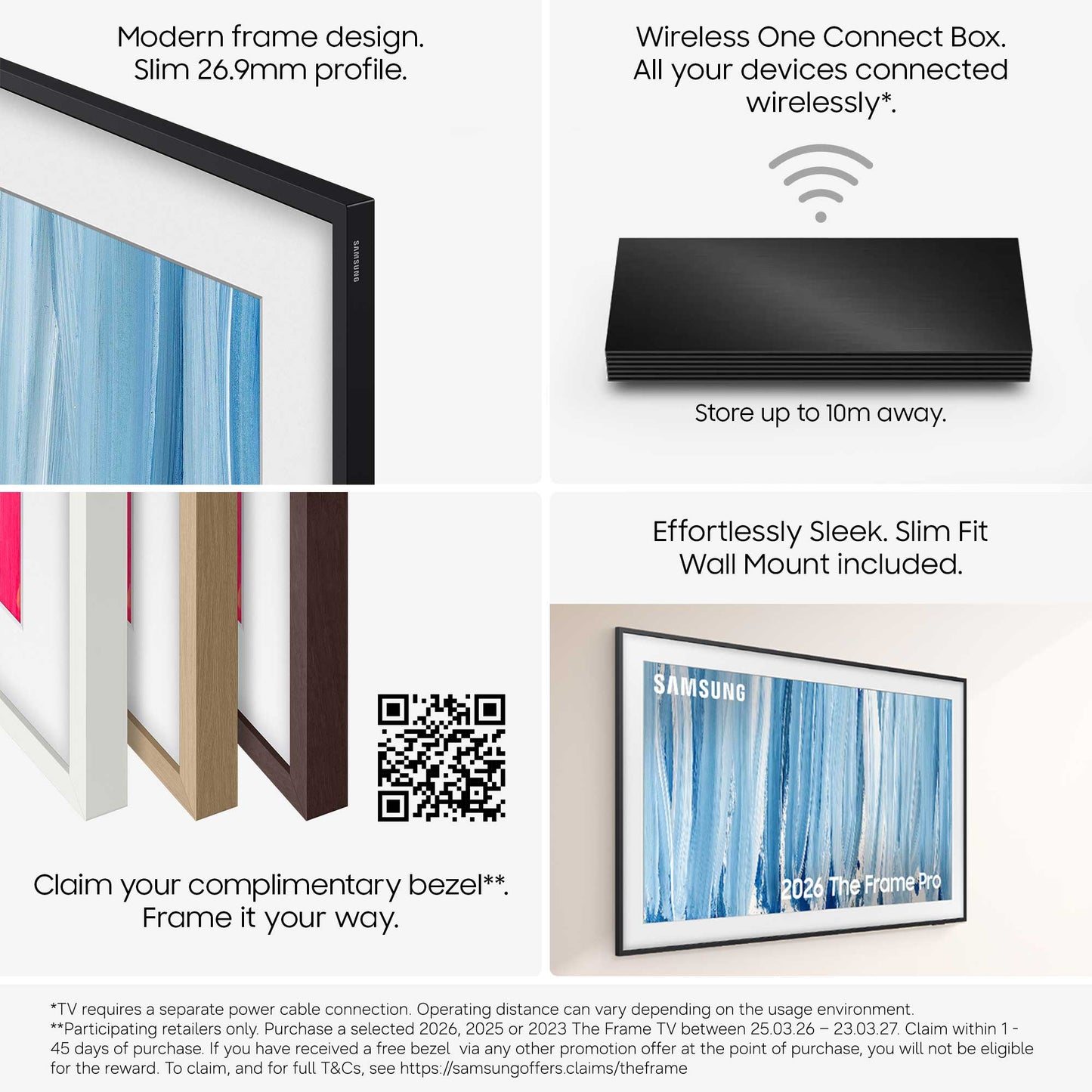 Samsung QE75-85LS03HW Frame Pro Key Features