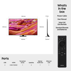 Samsung QE98QN90F Dimensions
