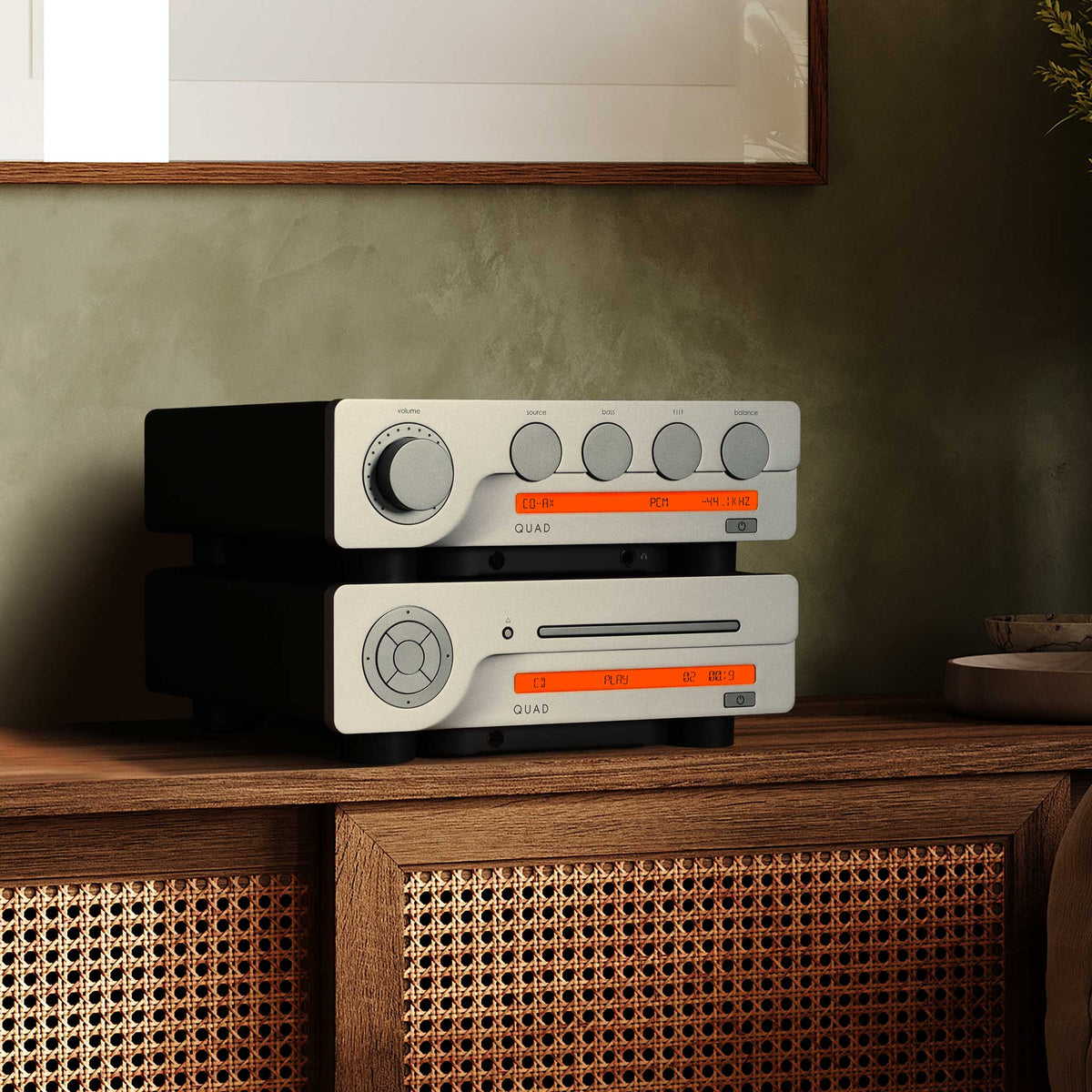 Quad 3CDT  CD Transport with Quad 3 Integrated Amplifier