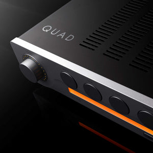 Quad 3 Integrated Amplifier Silver Top Detail