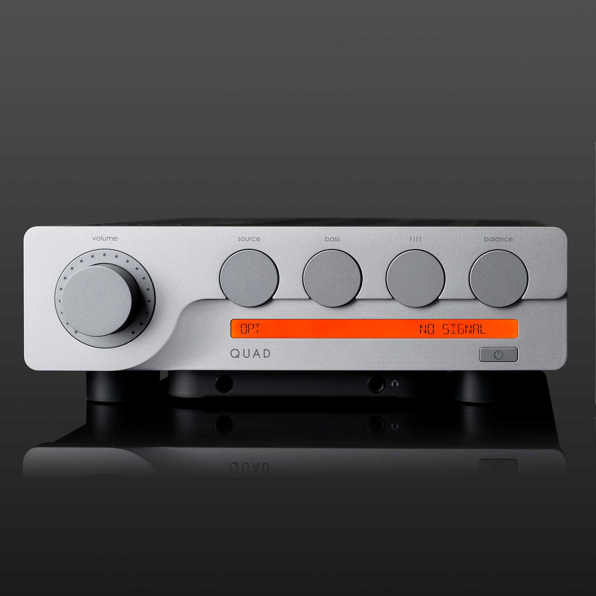 Quad 3 Integrated Amplifier Silver Front View