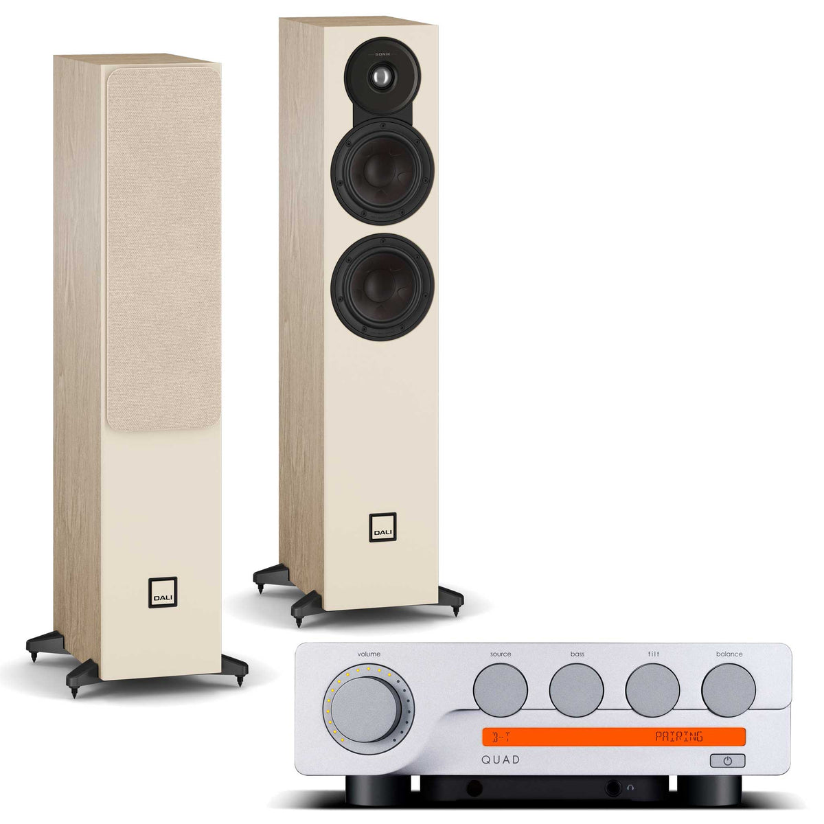 Quad 3 with Dali SONIK 5 Speakers