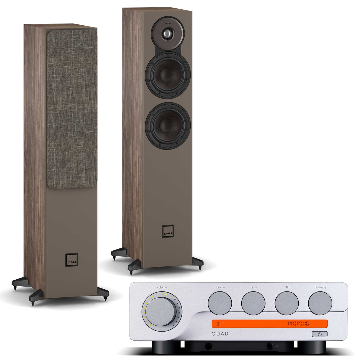Quad 3 with Dali SONIK 5 Speakers