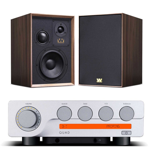 Quad 3 with Wharfedale Super Denton Speakers
