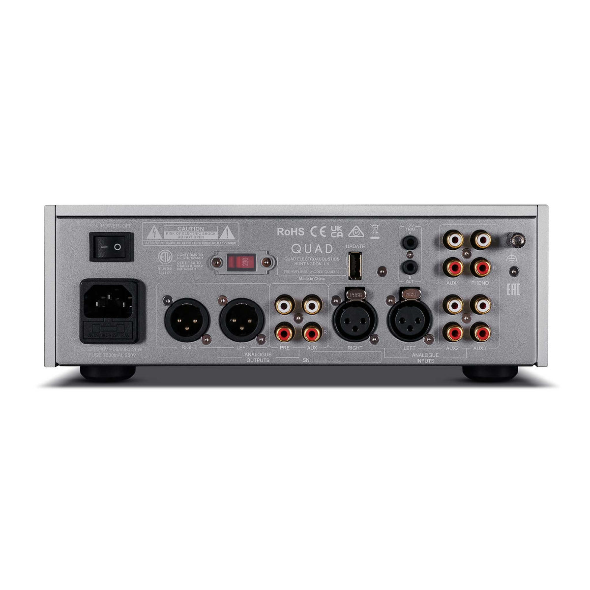 Quad 33 Pre-Amplifier Rear View