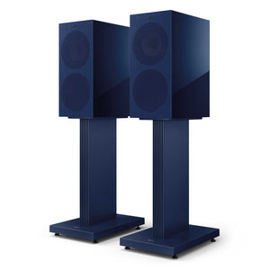 KEF R3 Meta Indigo Gloss On S3 Stands