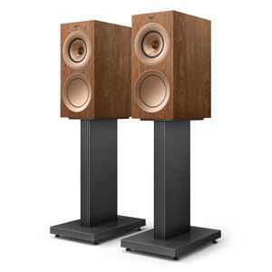 KEF R3 Meta Walnut On KEF S3 Stands