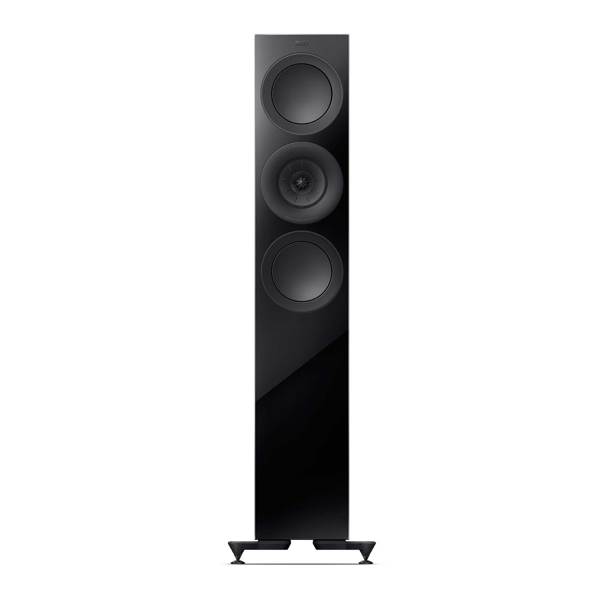 KEF R7 Meta Black Gloss Front View