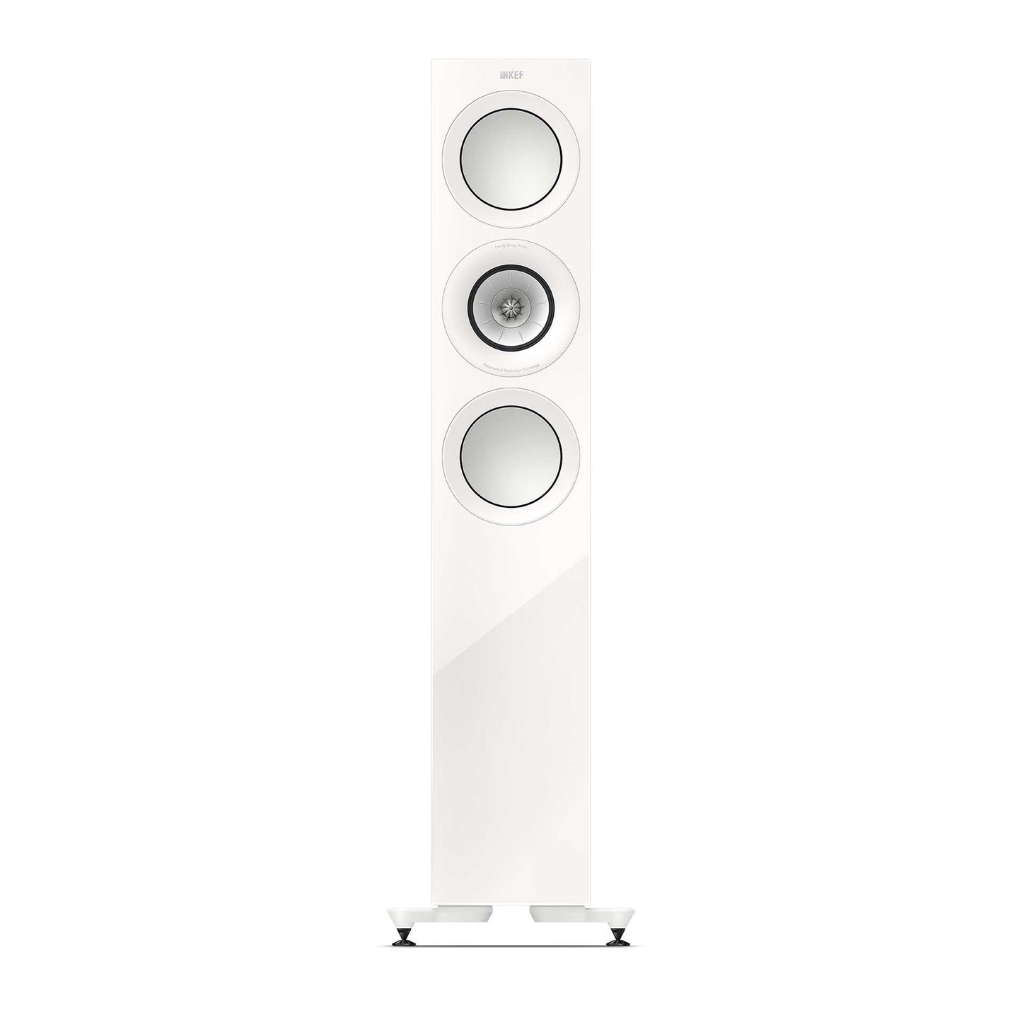 KEF R7 Meta White Gloss Front View