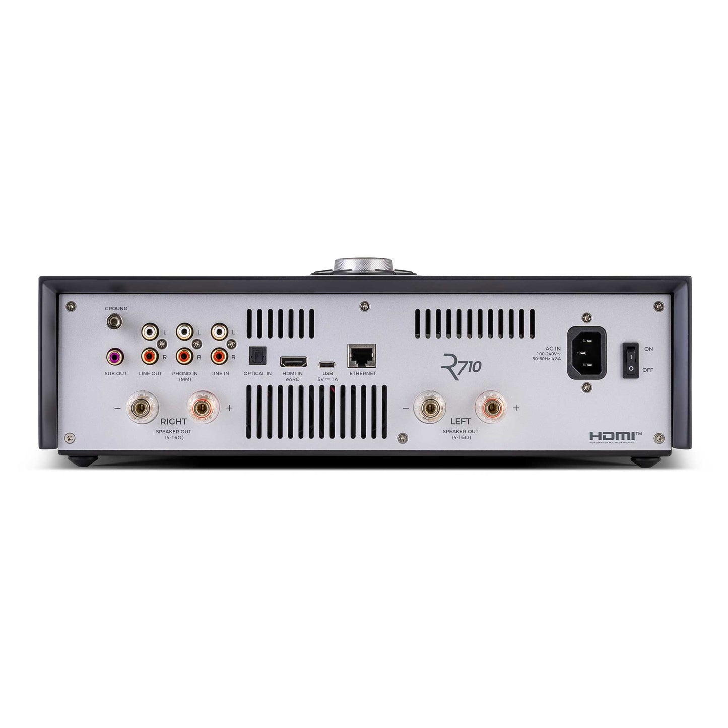 Ruark Audio R710 Charcoal Rear View
