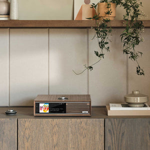 Ruark Audio R710 Fused Walnut Room Setting