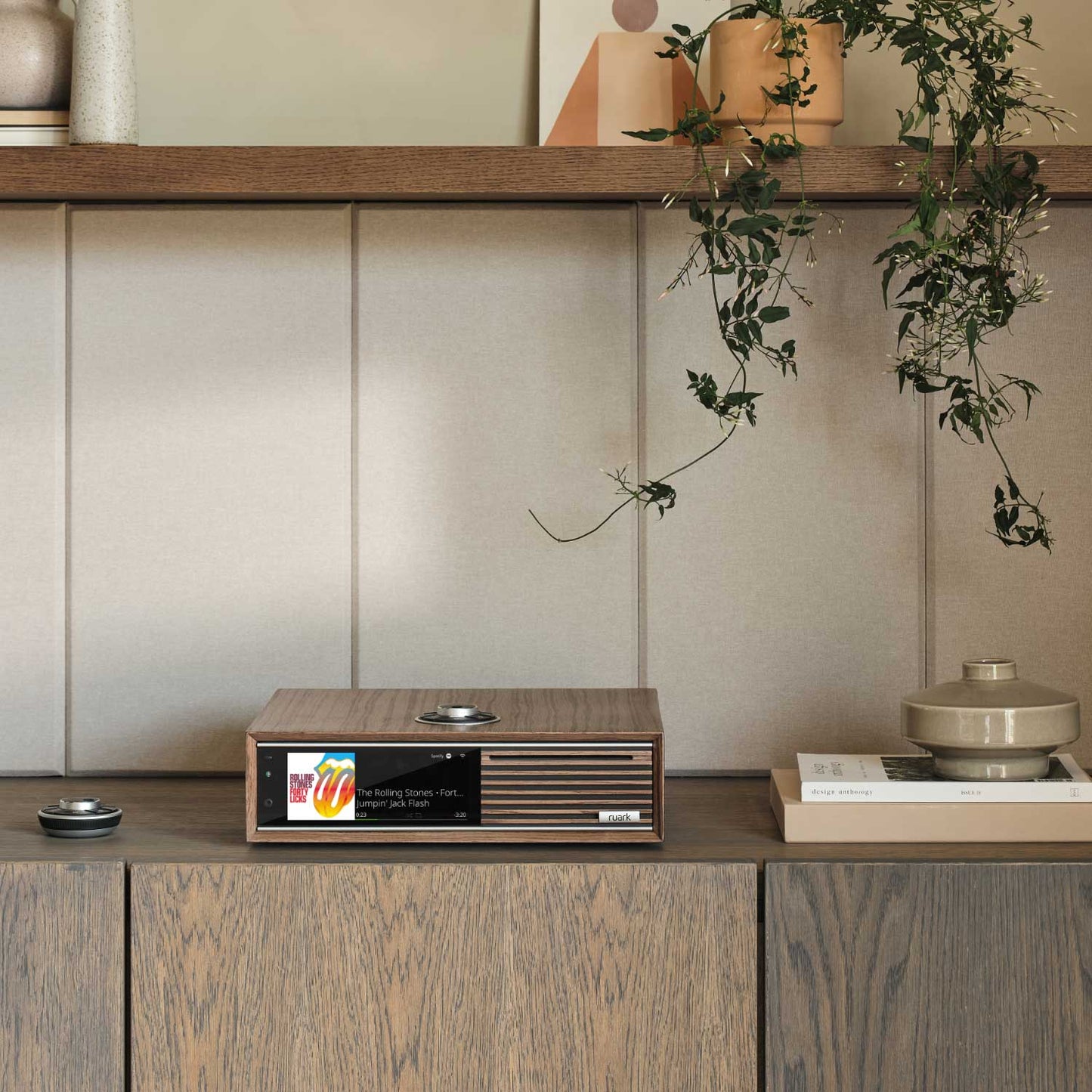 Ruark Audio R710 Fused Walnut Room Setting