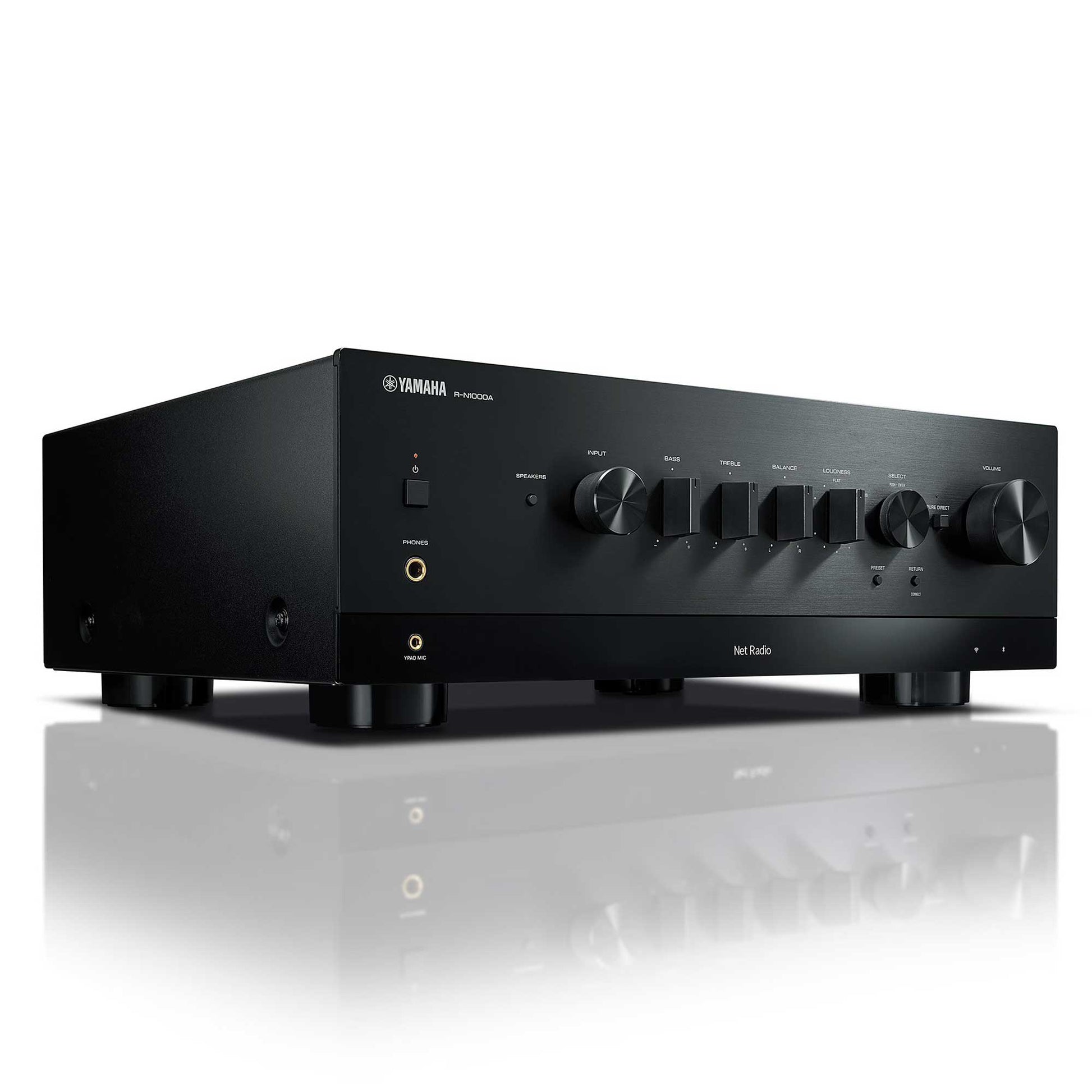 Yamaha R-N1000A Black Angled