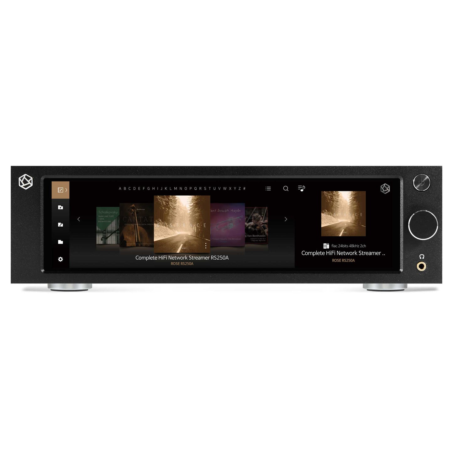 HiFi Rose RS250A Black Front Face