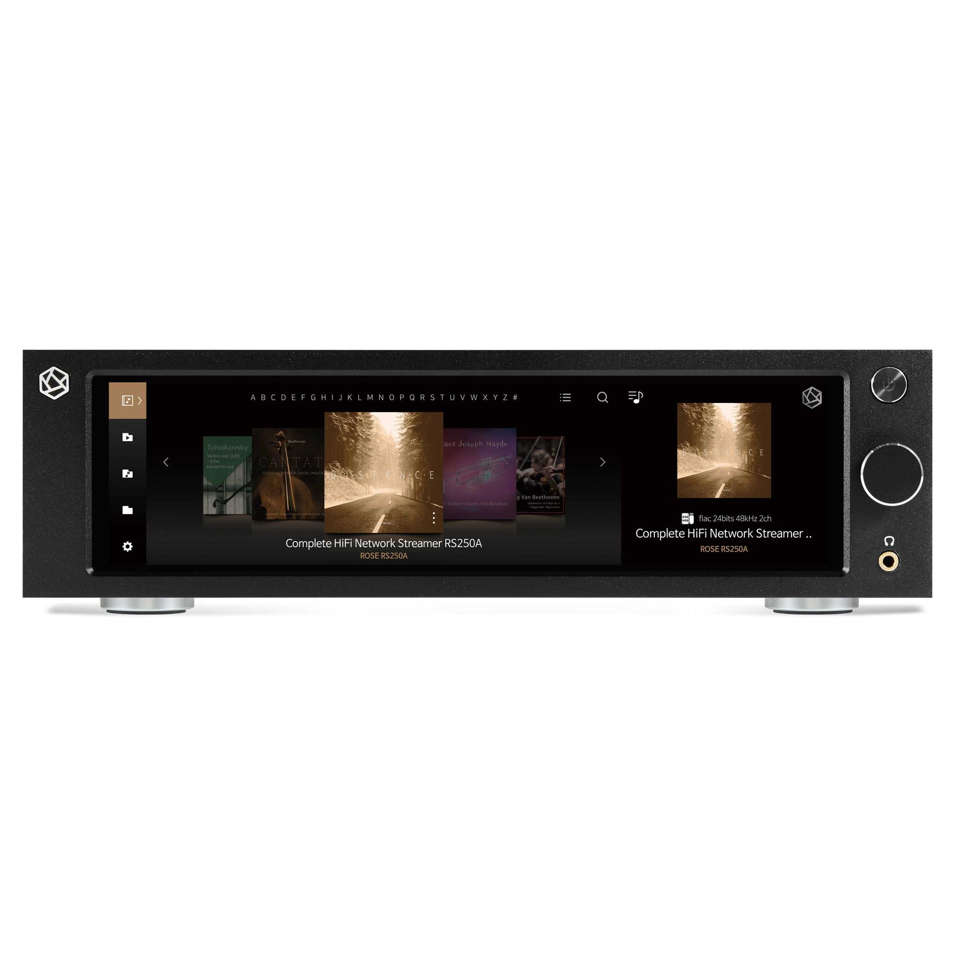 HiFi Rose RS250A Black Front Face