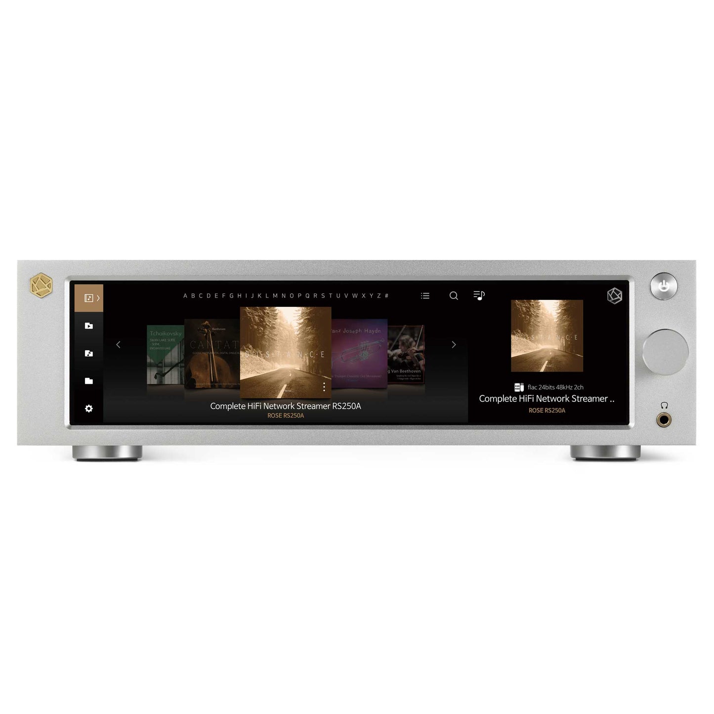 HiFi Rose RS250A Silver Front Face