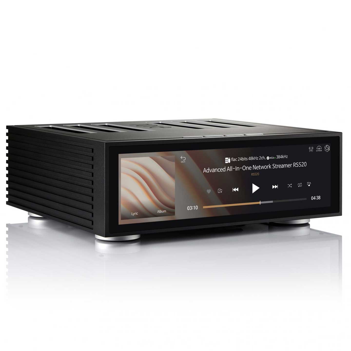 HiFi Rose RS520 Black Angled View