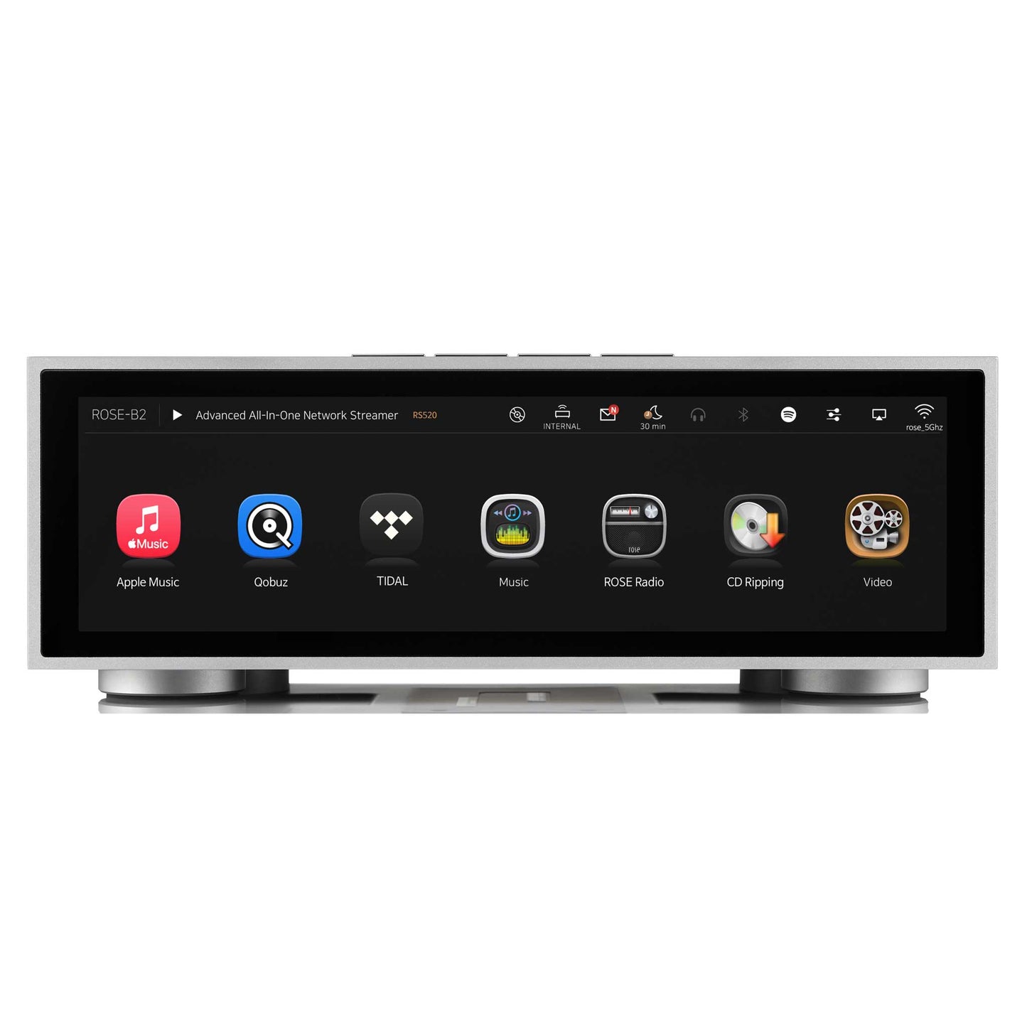 HiFi Rose RS520 Silver Touch Screen