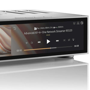 HiFi Rose RS520 Silver Screen Detail