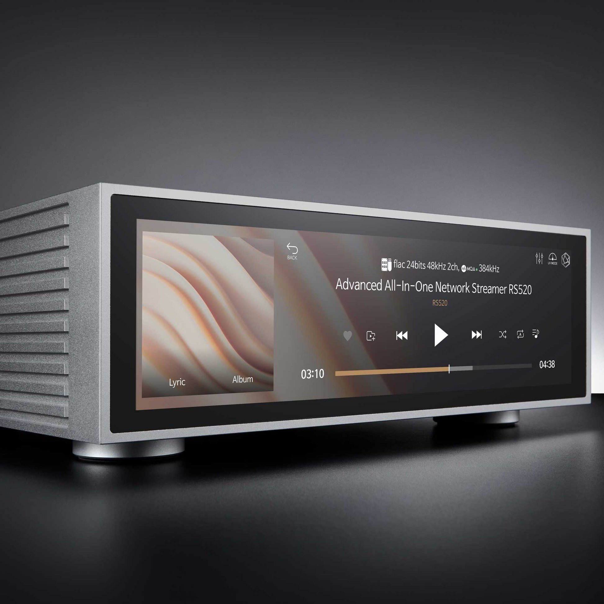 HiFi Rose RS520 Silver Detail
