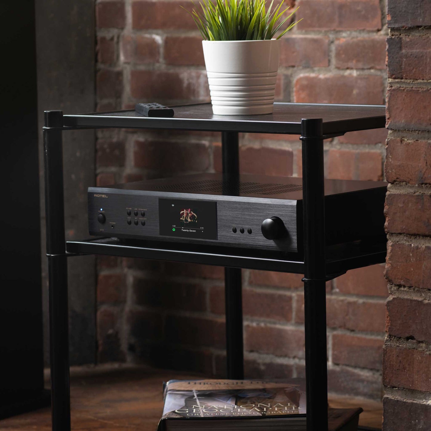 Rotel S14 Black On Rack