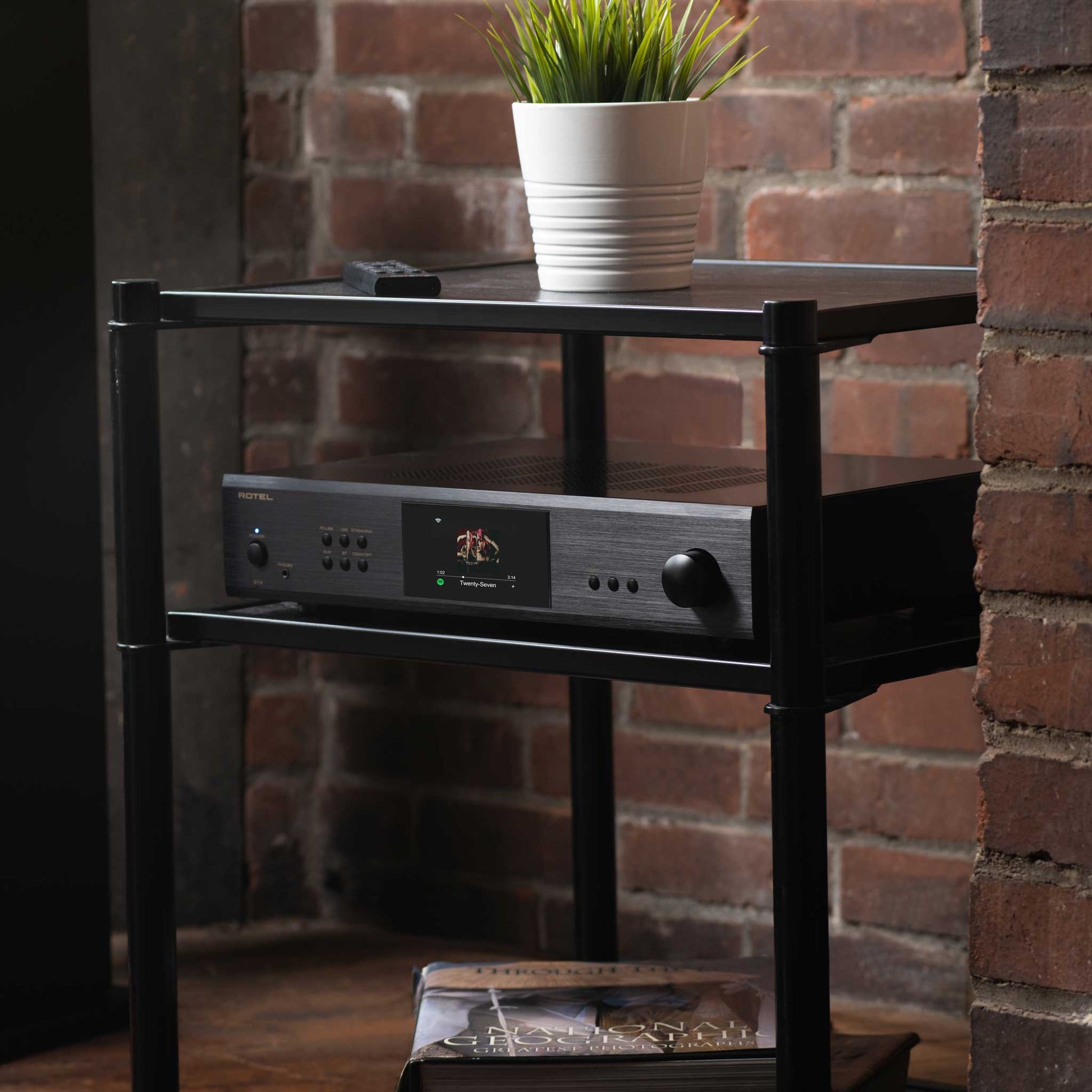 Rotel S14 Black On Rack