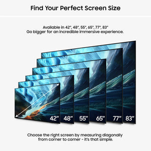 Samsung S90H Screen Sizes