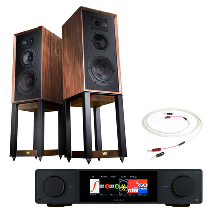 Arcam SA35 with Wharfedale Super Linton Walnut