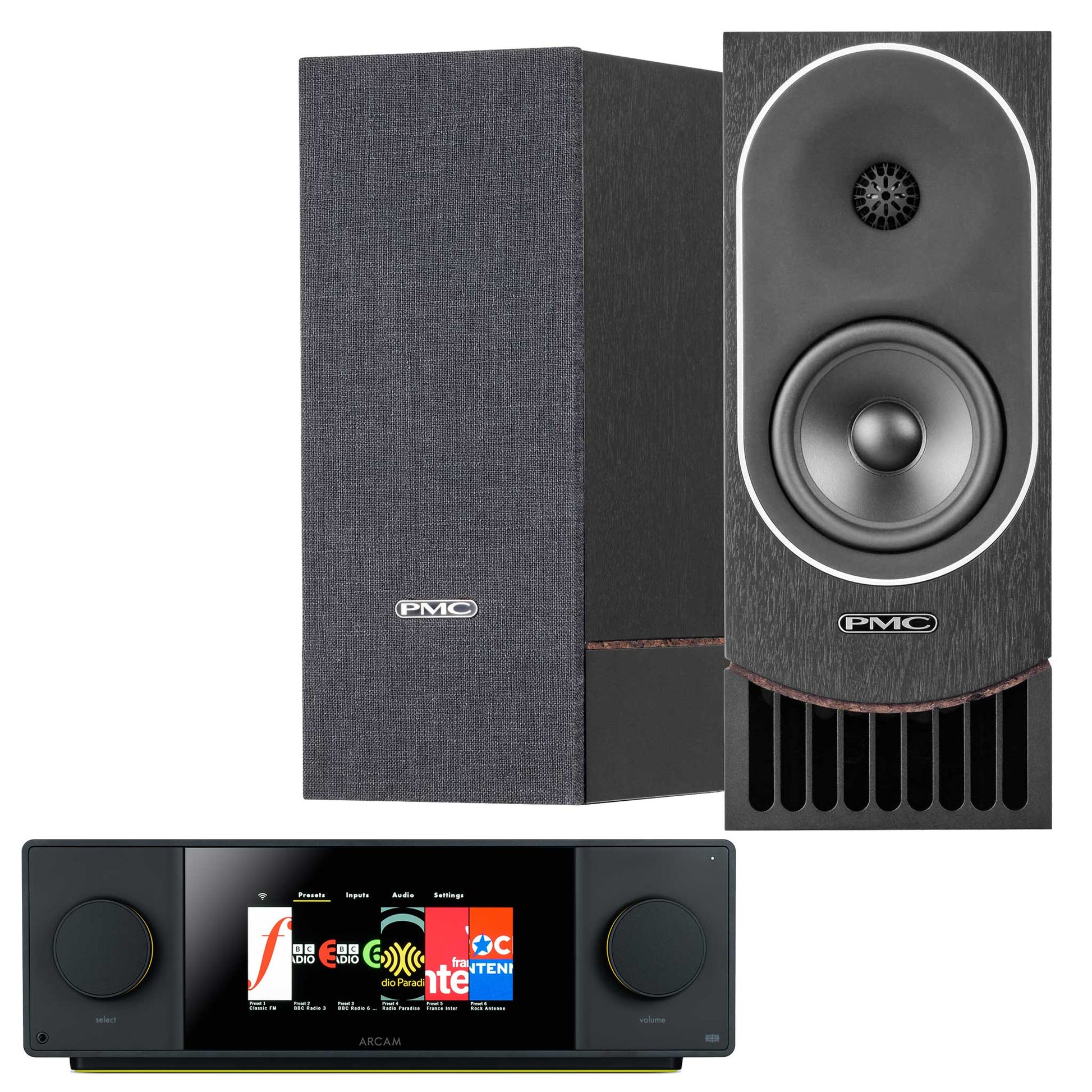 Arcam SA45 with PMC Prophecy1 Blackened Walnut